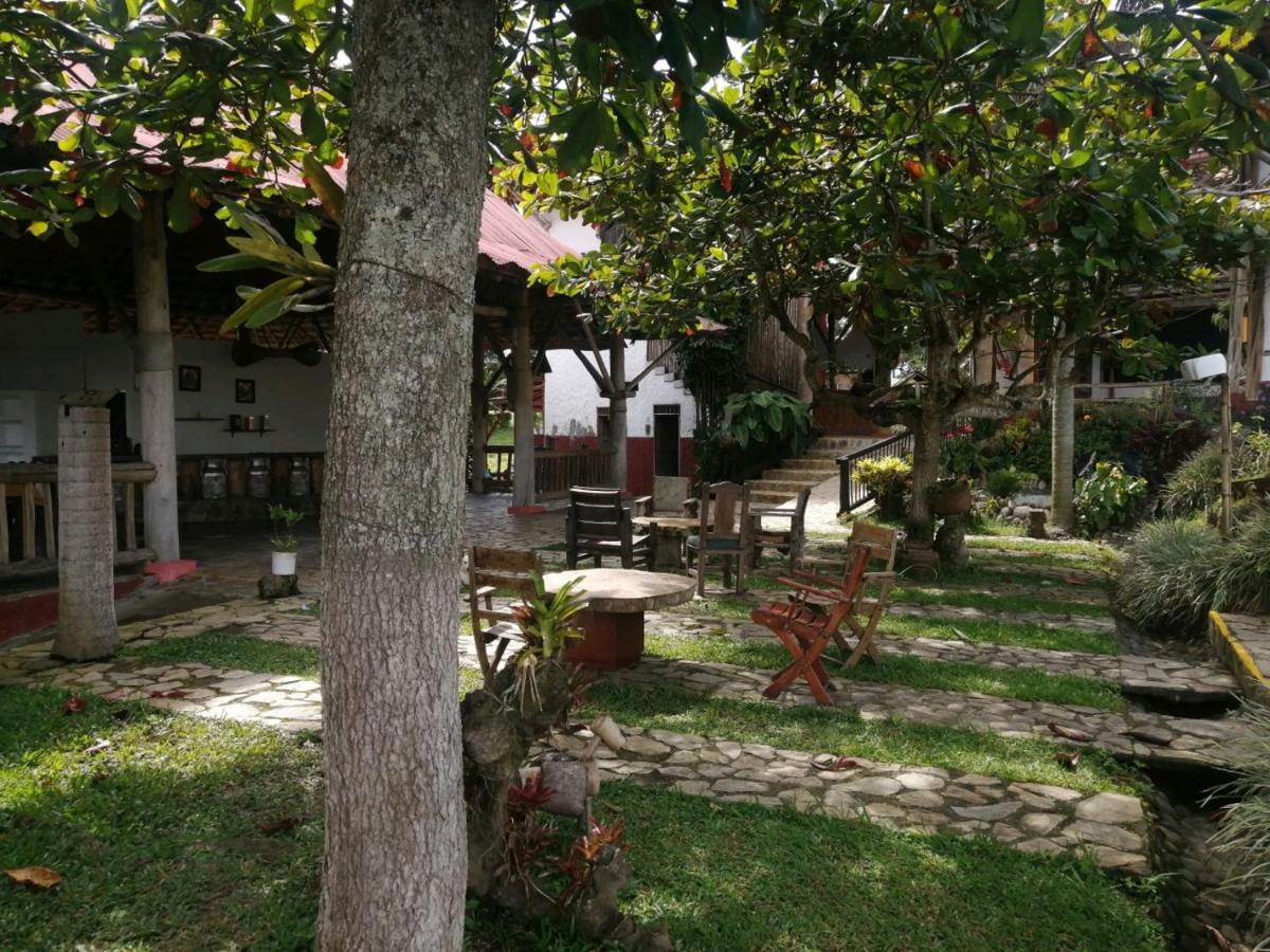 Finca Hotel Palmas Frente A Panaca Quimbaya Esterno foto